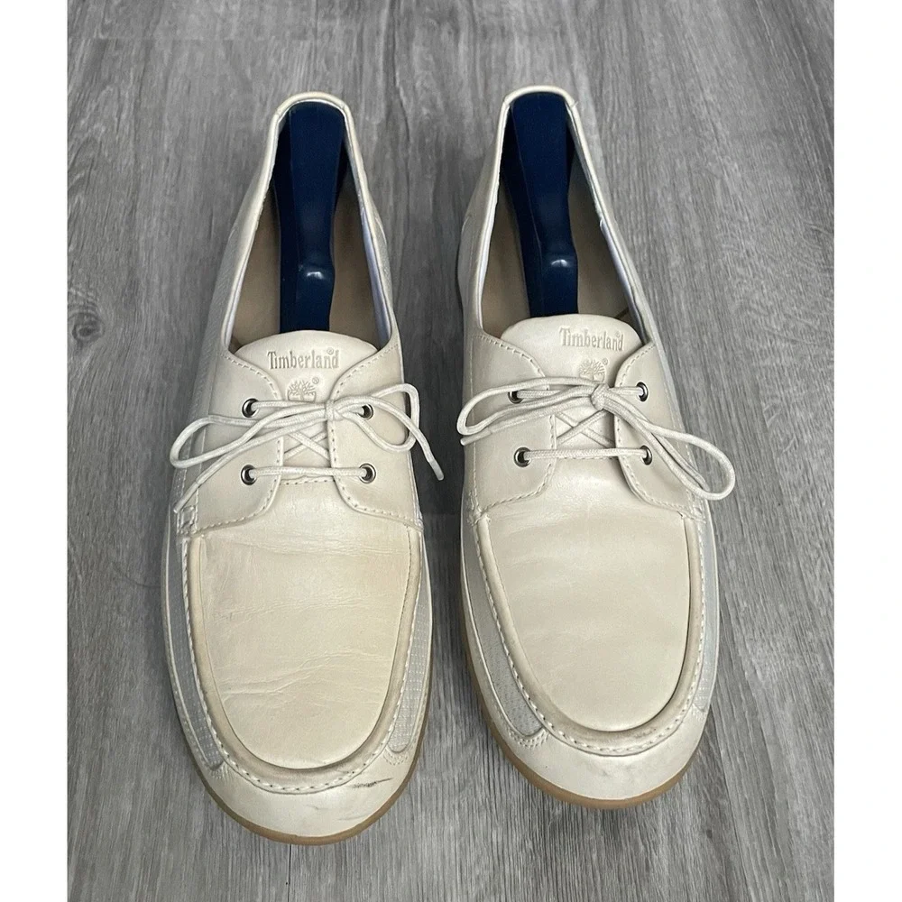 Timberland Smart Comfort System‎ Leather Boat Shoes Size 11 M